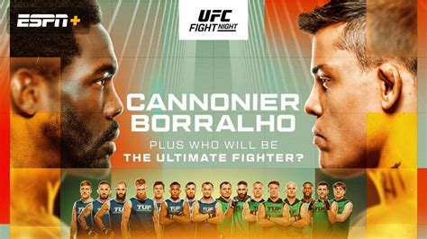 UFC Fight Night: Cannonier vs. Borralho 8/24/24 .